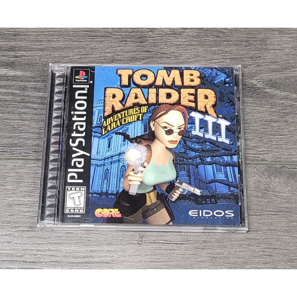 Tomb Raider III Playstation PS1 Video Game